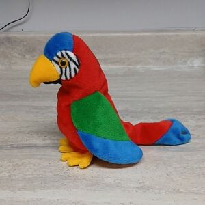 🩷4/$20🩷 Ty Beanie Baby "Jabber" The Parrot